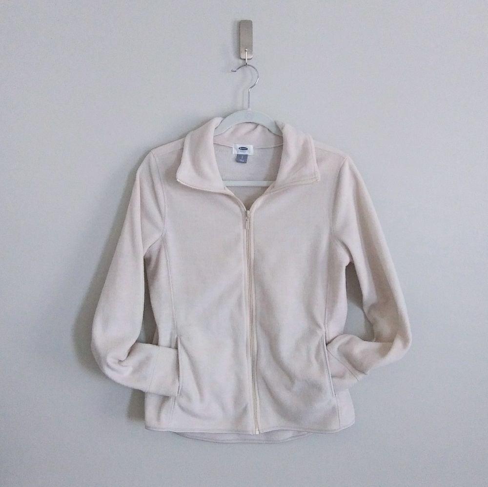 Old Navy Cream Fleece Jacket